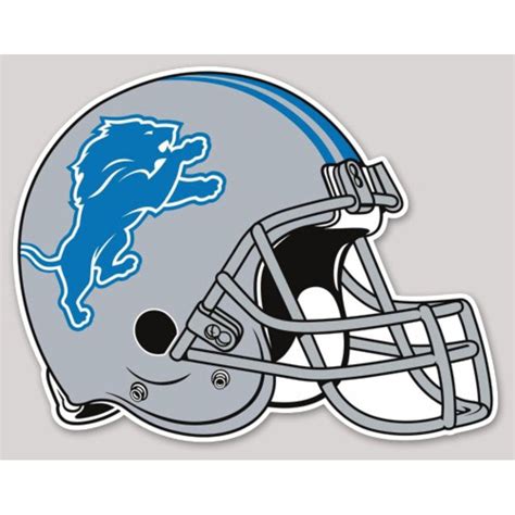 Detroit Lions Helmet - Vinyl Sticker at Sticker Shoppe