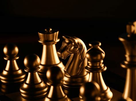 Gold Chess Pieces on Chess Board · Free Stock Photo