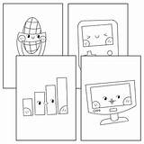 Technology Coloring Pages Worksheet Activity  sketch template
