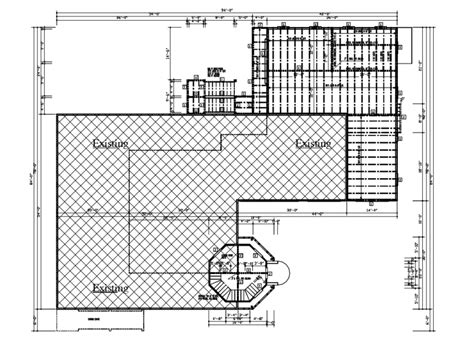 Second floor framing plan with beam schedule structure cad drawing ...