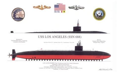 USS Los Angeles (SSN-688) | Classic Aviation & War Art, LLC