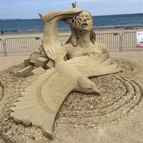 Masterfully Crafted Sand Sculptures at the 2015 Revere Beach ...