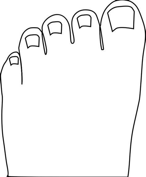 Foot Outline | Free download on ClipArtMag