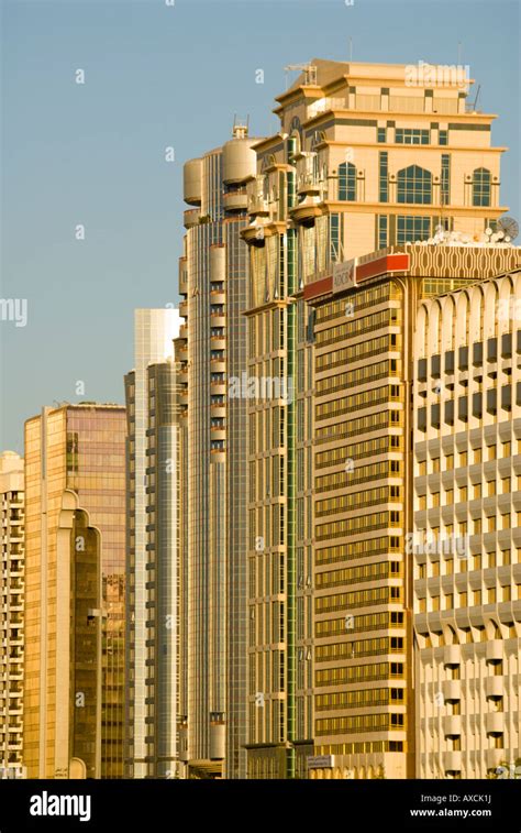 Abu Dhabi Skyline Stock Photo - Alamy