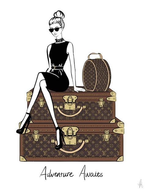 Louis Vuitton art fashion wall art Louis Vuitton wall art | Etsy | Fashion wall art, Megan hess ...