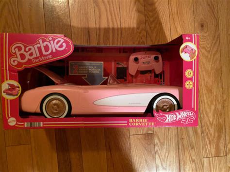 NEW Barbie The Movie 2023 Hot Wheels RC Barbie Corvette Remote Control ...