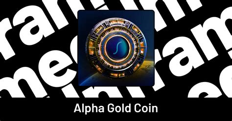 Alpha Gold Coin - Alpha Coins