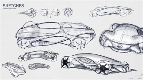 2020 Mercedes-Benz VISION AVTR Concept - Design Sketch | Caricos