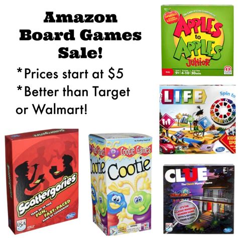 Amazon Family Board Games Sale!