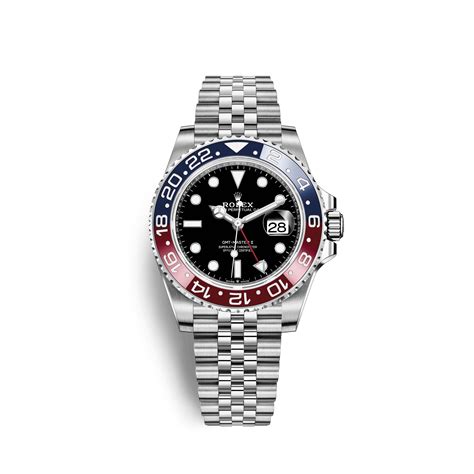 Rolex 126710BLRO-0001 : GMT-Master II Stainless Steel / BLRO / Jubilee » WatchBase