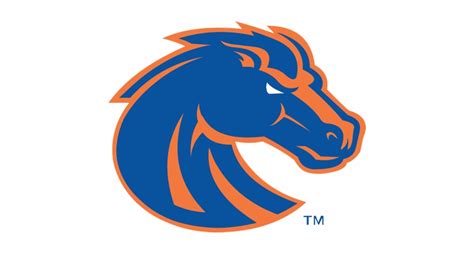 Denver Broncos Logo Coloring Pages Boise State Bronco - Clip Art Library