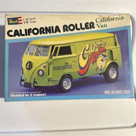 REVELL CALIFORNIA ROLLER VW Volkswagen Van Bus Plastic Model Kit 7304 1 ...