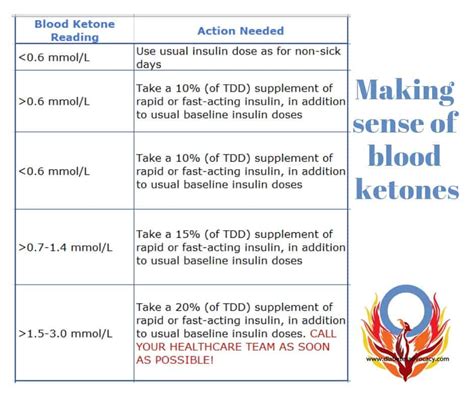 Ketone Diet Chart