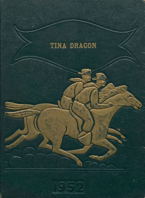 1952 yearbook from Tina-Avalon High School from Tina, Missouri for sale