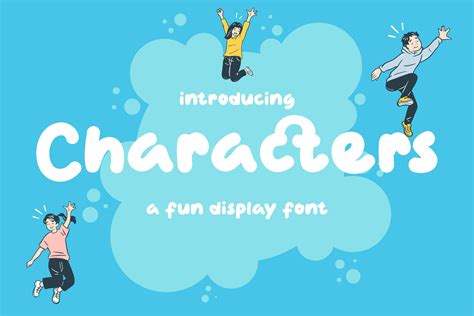 Characters Font by MJType · Creative Fabrica