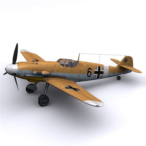 Bf-109 G2 Trop JG 77 | 3d model, Model, Model airplanes