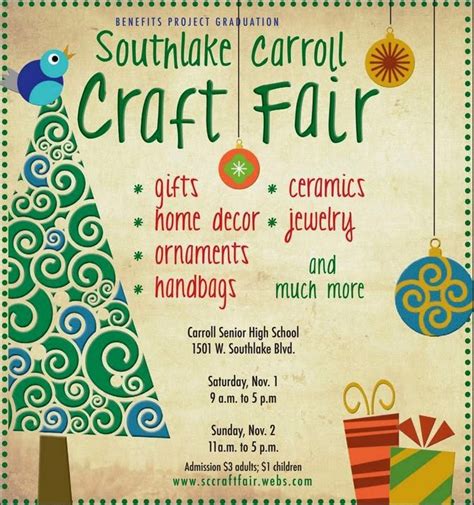 Flyer idea | Christmas craft fair, Holiday shoppe, Craft fairs