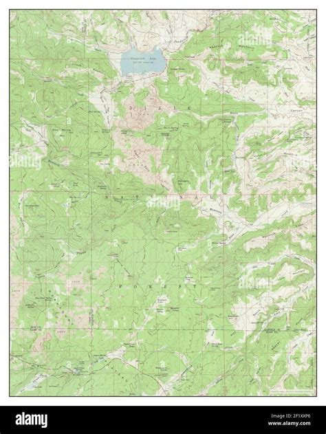 Panguitch Lake, Utah, map 1958, 1:62500, United States of America by ...