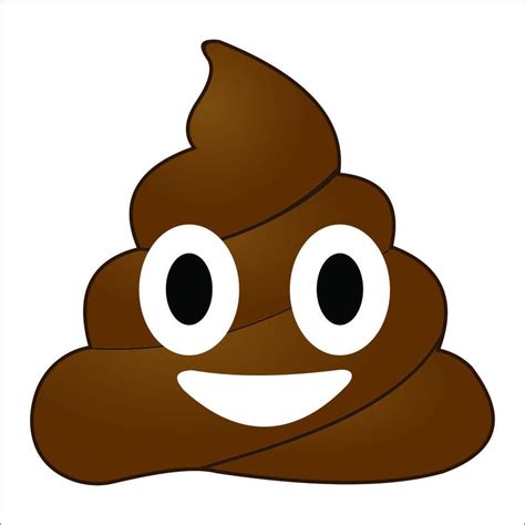 Poop Emoji Vinyl Decal / Sticker