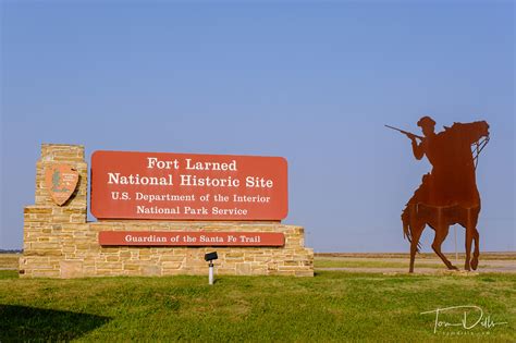 Entrance to Fort Larned National Historic Site near Larned, Kansas | Tom Dills Photography Blog