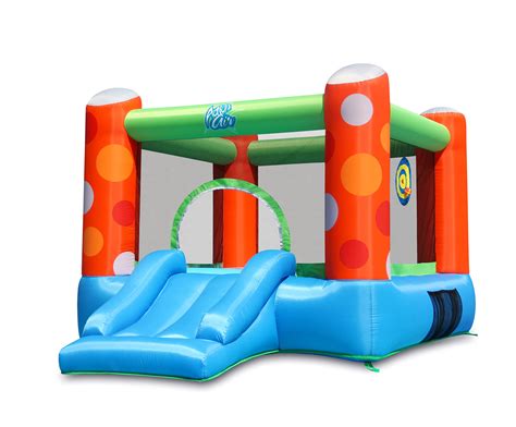 ACTION AIR Bounce House, Inflatable Bounce House with Air Blower, Bouncy Castle with Durable ...