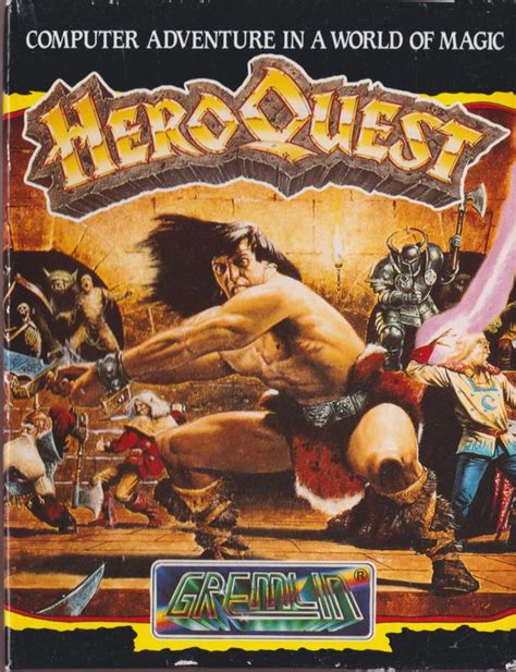 HeroQuest (1991) ZX Spectrum box cover art - MobyGames