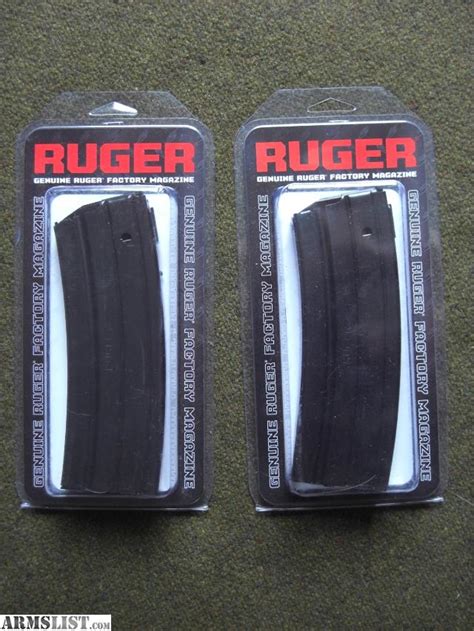 ARMSLIST - For Sale: 2 Factory Ruger Mini-14 Rifle 30 Round Magazines ...