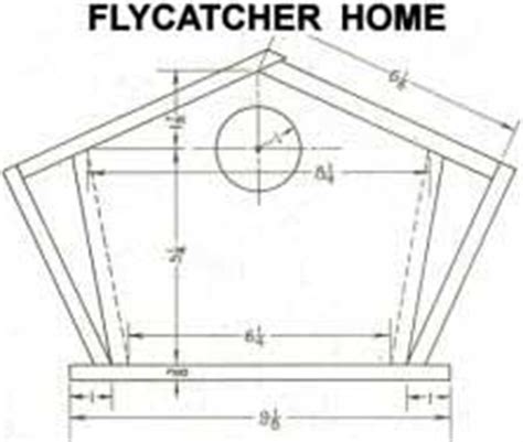 Flycatcher Bird House Plans