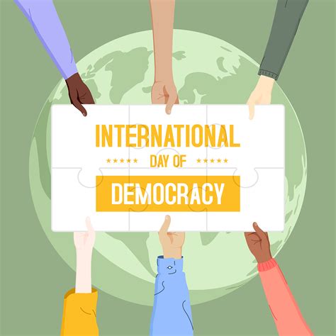 International Day of Democracy Poster 1268009 Vector Art at Vecteezy