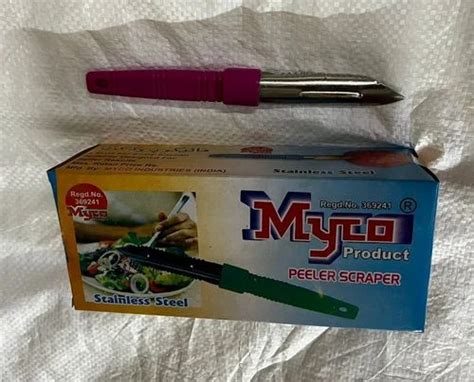 Purple And Silver Stainless Steel Potato Peeler at Rs 10 in Meerut