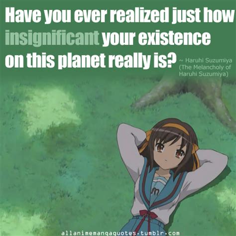 Melancholy Of Haruhi Suzumiya Quotes. QuotesGram