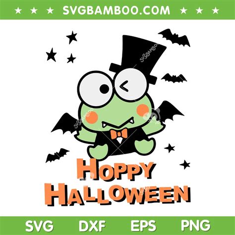 Keroppi Hoppy Halloween SVG PNG