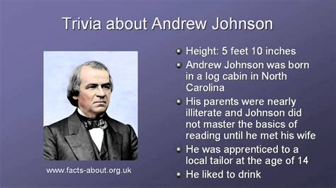 President Andrew Johnson Biography - YouTube