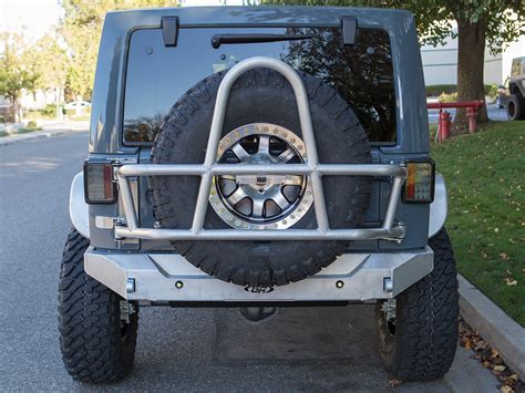 Jeep JK Swing Out Rear Tire Carrier & Bumper Package (Aluminum)