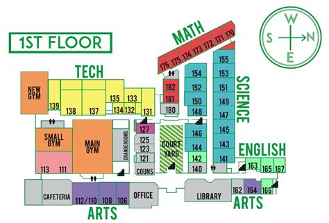 Walnut High School Campus Map - Map