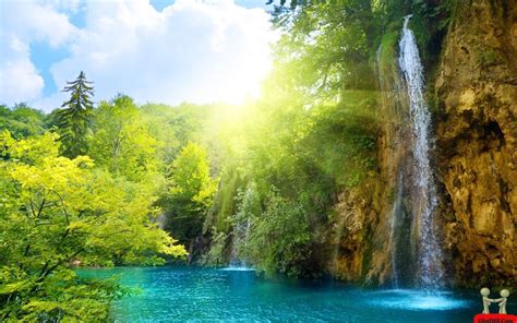 3D Beautiful Waterfall Wallpapers - WallpaperSafari