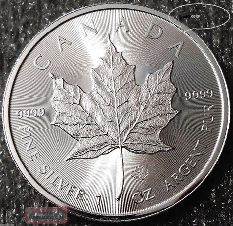 2014 Canadian Maple Leaf Silver Coin {bu} 1 Oz. 9999 Fine Silver Bullion