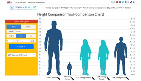 Height Comparison Comparing Heights Visually With Chart, 47% OFF