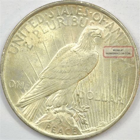 1922 Peace Dollar Unc Great Looking Uncirculated Peace Dollar