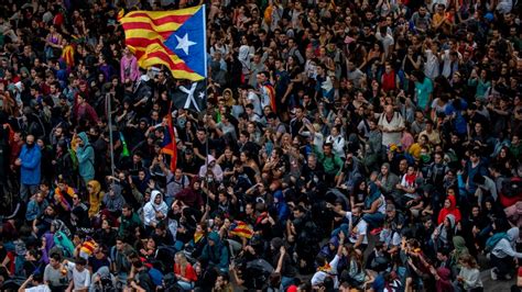 Thousands protest in Barcelona after court convicts Catalan separatist leaders | Daily Telegraph