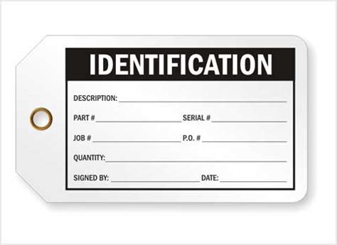 identification tags by Basic Visual Id Technologies, identification ...