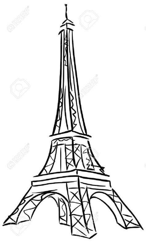 Más de 25 ideas increíbles sobre Dibujo de torre eiffel solo en Pinterest | Torres eiffel de ...