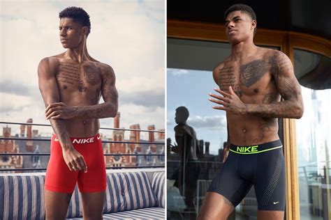 Marcus Rashford reveals impressive muscles as he launches Nike ...