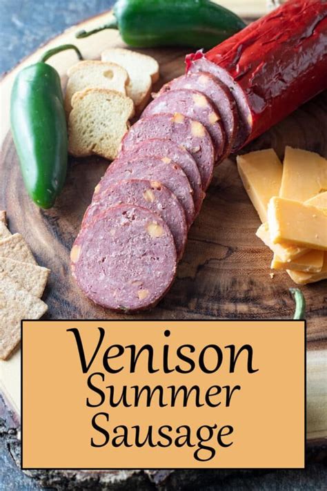 Venison summer sausage recipe – Artofit