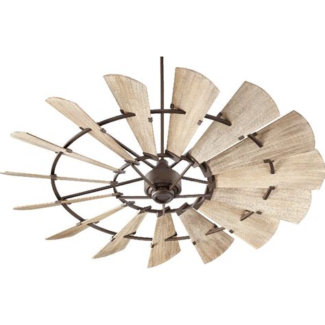 72" Rustic Windmill Ceiling Fan