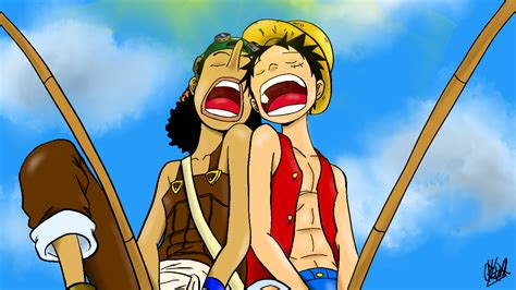 Luffy And Usopp {COMPLETE} by SheerIridescence on DeviantArt