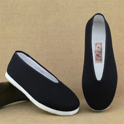 Black Classic Chinese Traditional Kung fu Shoes Martial Art wushu Tai ...