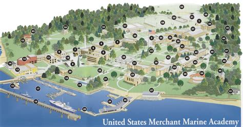 Campus Map | U.S. Merchant Marine Academy