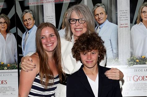 Diane Keaton enjoys rare family outing with daughter Dexter, son Duke ...