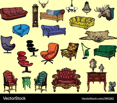 Furniture Royalty Free Vector Image - VectorStock